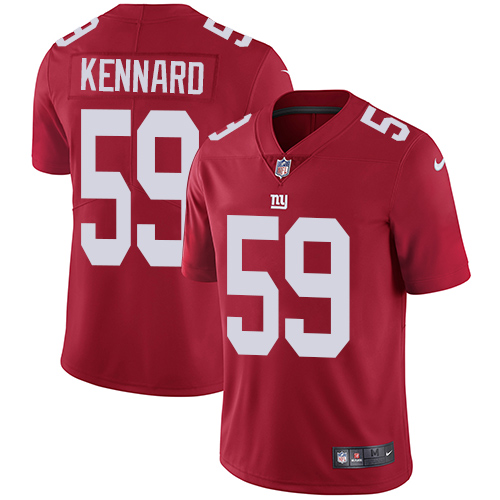 Nike Giants #59 Devon Kennard Red Alternate Men's Stitched NFL Vapor Untouchable Limited Jersey - Click Image to Close